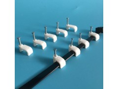 7MM方型鋼釘線卡 網線電線卡 鋼釘線卡廠家 固定夾