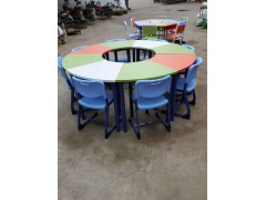 廠家定制可拼接菱形會(huì)議鋼木學(xué)生多功能課桌椅自由組合