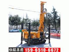 氣動(dòng)水井鉆機(jī)HQL180履帶打井機(jī)矮支腿家用