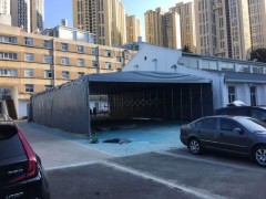 戶外宵夜燒烤棚大排檔帳篷推拉雨棚移動(dòng)停車場(chǎng)4S店