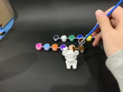 兒童涂色石膏娃娃彩繪手工diy制作涂鴉白胚模具上色玩具