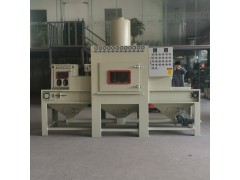 大型五金玻璃木門(mén)去毛邊通過(guò)式自動(dòng)噴砂機(jī)