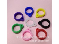 廠家直銷一次性硅膠掛環(huán) 逼格環(huán) 小煙扁煙防滑圈 13MM
