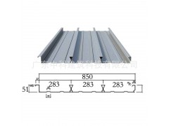 佛山閉口樓承板 C型壓型板材 鍍鋅瓦楞板