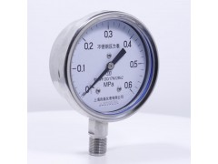 批發(fā) Y-100B-F徑向直接安裝式 不銹鋼徑向壓力表