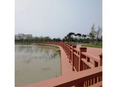 園林河道防護木塑欄桿廠家生產供應