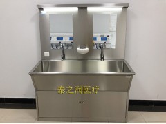 不銹鋼洗手池304不銹鋼材質(zhì)腳踏感應(yīng)式洗手池醫(yī)院手術(shù)室洗手池