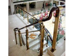 彩色不銹鋼立柱管/不銹鋼夾玻璃欄板立柱管加工