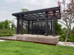 鋁合金廊架河北任丘廠家，鋁合金葡萄架河北任丘廠家