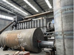 回轉(zhuǎn)式河道污泥炭化機(jī)綠色節(jié)能生物質(zhì)炭化爐