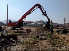 南京EX450挖掘機(jī)打樁臂改裝售后保障