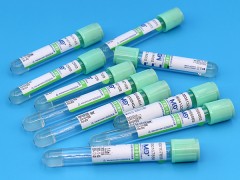 淺綠色管帽含肝素鋰抗凝劑及分離膠PET材質(zhì)真空采血管_抽血管